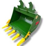 24″ Digging Bucket Kubota Wedge Style for 3 – 4.5 Tons Mini Excavators