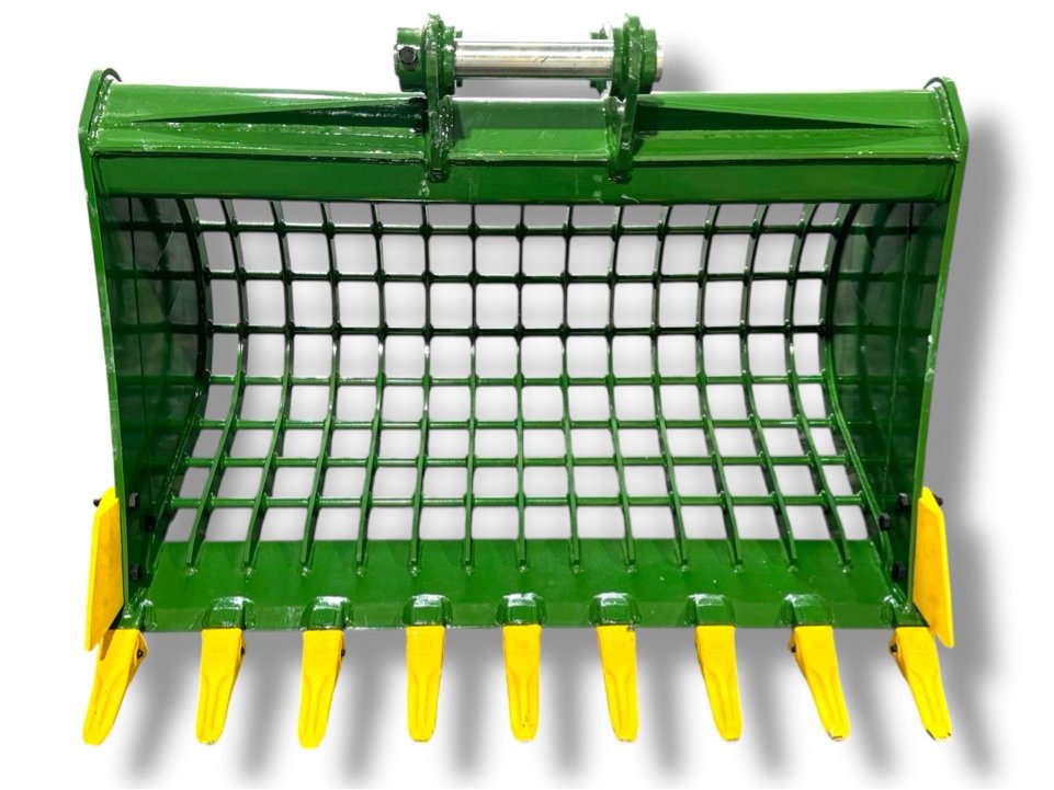48″ Skeleton Bucket with Teeth for 7 – 10 Tons Excavators. 50mm Pins