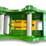Variable Dual Lock Hydraulic Quick Coupler for 29 – 48 Tons Excavators. 100mm Pins