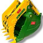 42″ Claw Bucket for 10 – 15 Tons Excavators.  65mm Pins