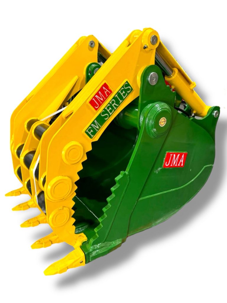 42″ Claw Bucket for 10 – 15 Tons Excavators.  65mm Pins