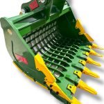 66″ Severe Duty Skeleton Bucket with Teeth for 23 – 36 Tons Excavators. 90mm Pins