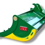 72″ Ditching Bucket John Deere Wedge Lock Coupler Style for 4 – 8.5 Tons Mini Excavators