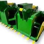 72” Heavy Duty Grapple Bucket With Teeth For Skid Steers