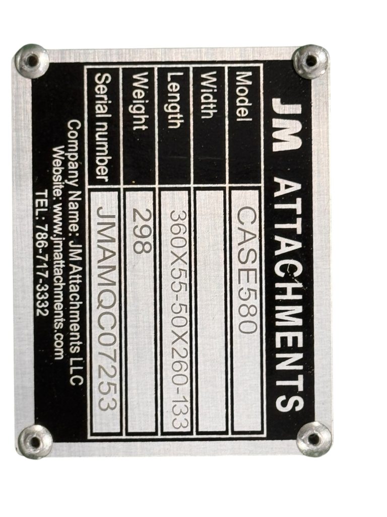 Spring Manual Quick Coupler for Backhoe Loaders. 55mm Pins