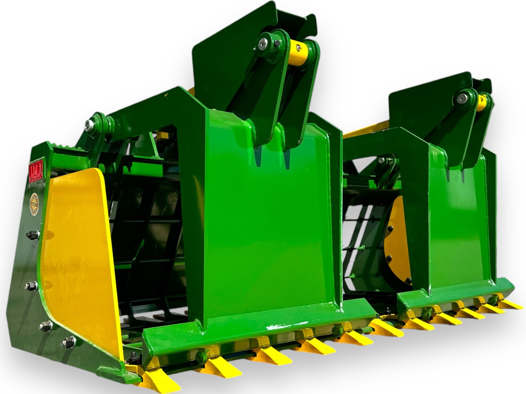 72″ Heavy Duty Grapple Skeleton Bucket with Teeth for Skid Steers