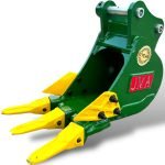 8″ Trenching Bucket for 0.5 – 1.5 Tons Mini Excavators. 25mm Pins