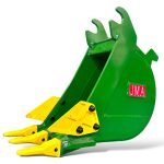 12″ Trenching Bucket John Deere Wedge Lock Coupler Style for 4 – 8.5 Tons Mini Excavators