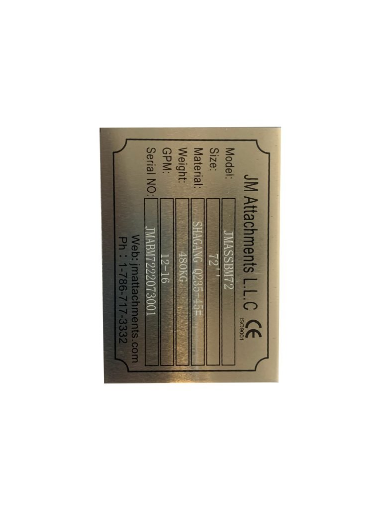72″ Sweeper Bucket Broom for Skid Steers