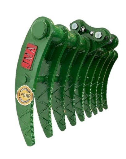 35″ Brush Rake for 2 – 3 tons Mini Excavators. 35mm Pins