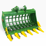 Cat 303 / 303.5 30″ Mini Excavator Skeleton Bucket with Teeth