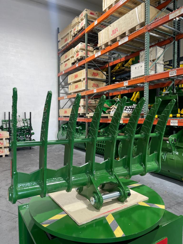 48″ Brush Rake for 5 – 6.5 tons Mini Excavators. 45mm Pins