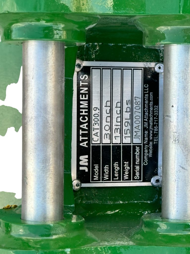 30″ Ditching Bucket for 0.5 – 1.5 Tons Mini Excavators. 25mm Pins