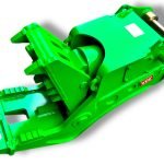Hydraulic Concrete Pulverizer for 5 – 6.5 Tons Mini Excavator. 45mm Pins