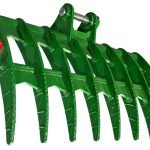 48″ Brush Rake for 4.5 – 6.5 Tons Mini Excavators. 45mm Pins