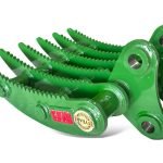 24″ Root Rake for 5 – 6.5 Tons Mini Excavators. 45mm Pins