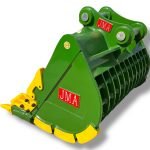66″ Severe Duty Skeleton Bucket with Teeth for 23 – 36 Tons Excavators. 90mm Pins