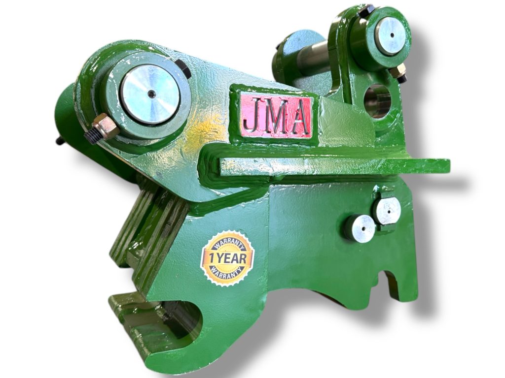 Spring Manual Quick Coupler for Backhoe Loaders. 55mm Pins