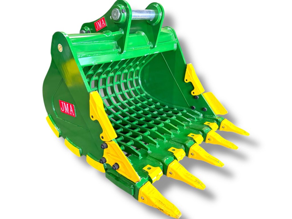 66″ Severe Duty Skeleton Bucket with Teeth for 33 – 55 Tons Excavators. 100mm | 90 mm Pins