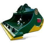 24″ Ditching Bucket for 0.5 – 1.5 Tons Mini Excavators. 25mm Pins
