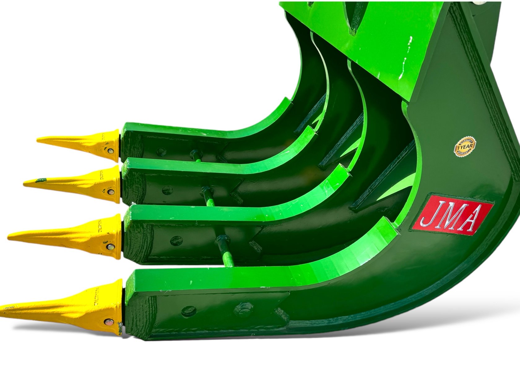 40″ Bucket Rake for 10 – 15 Tons Excavators. 65mm Pins