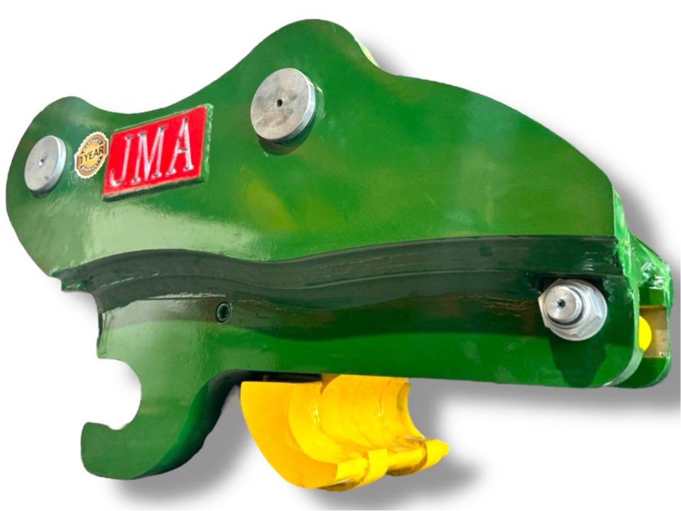 Variable Dual Lock Hydraulic Quick Coupler for 29 – 48 Tons Excavators. 100mm Pins