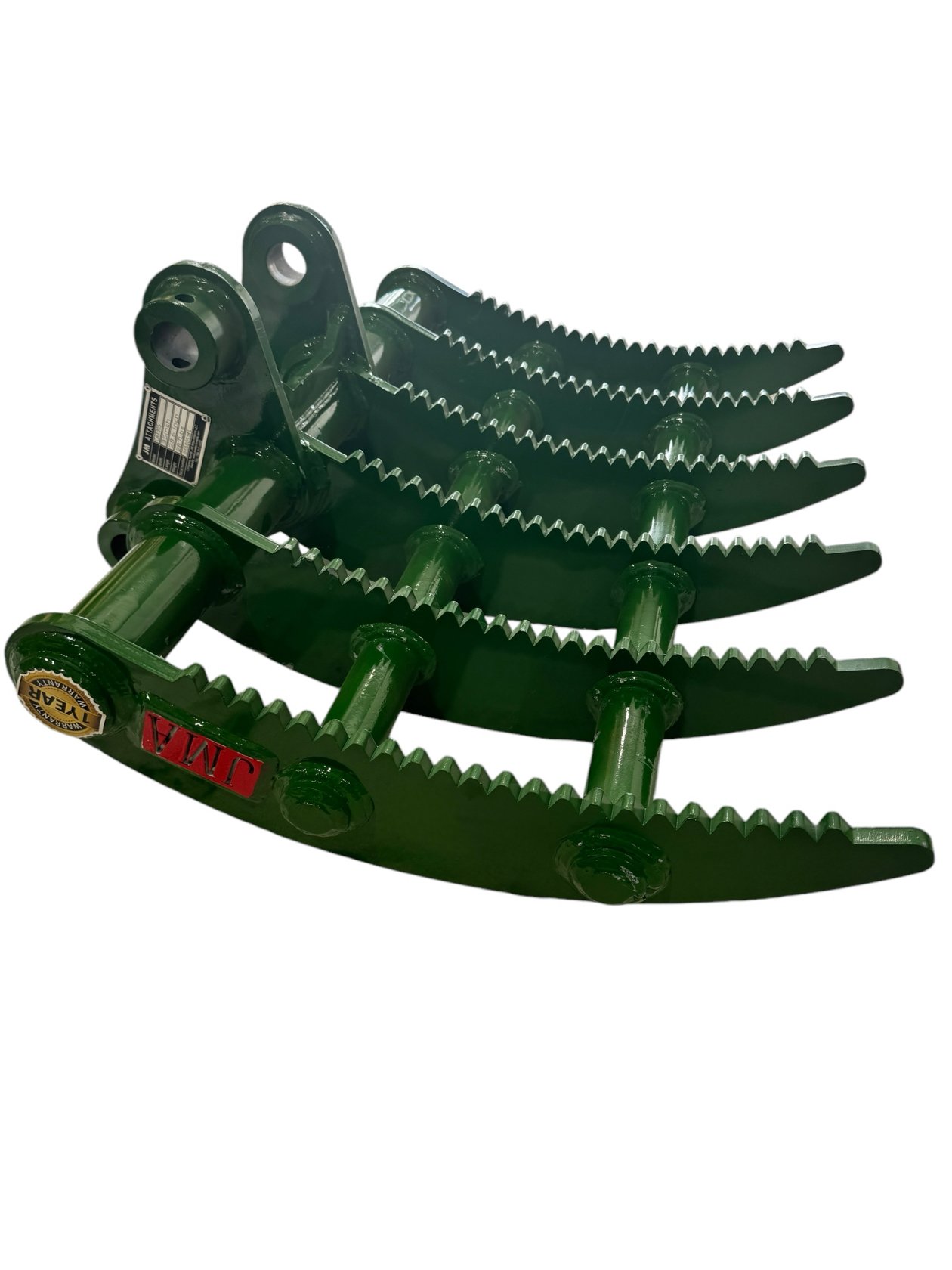 35″ Root Rake for 4.5 – 6.5 Tons Mini Excavators. 45mm Pins
