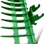 48″ Brush Rake John Deere Wedge Lock Coupler Style for  5 – 6.5 Tons Mini Excavators