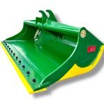 72″ Ditching Bucket John Deere Wedge Lock Coupler Style for 4 – 8.5 Tons Mini Excavators