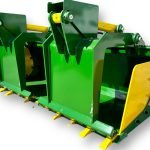 72” Heavy Duty Grapple Bucket With Teeth For Skid Steers