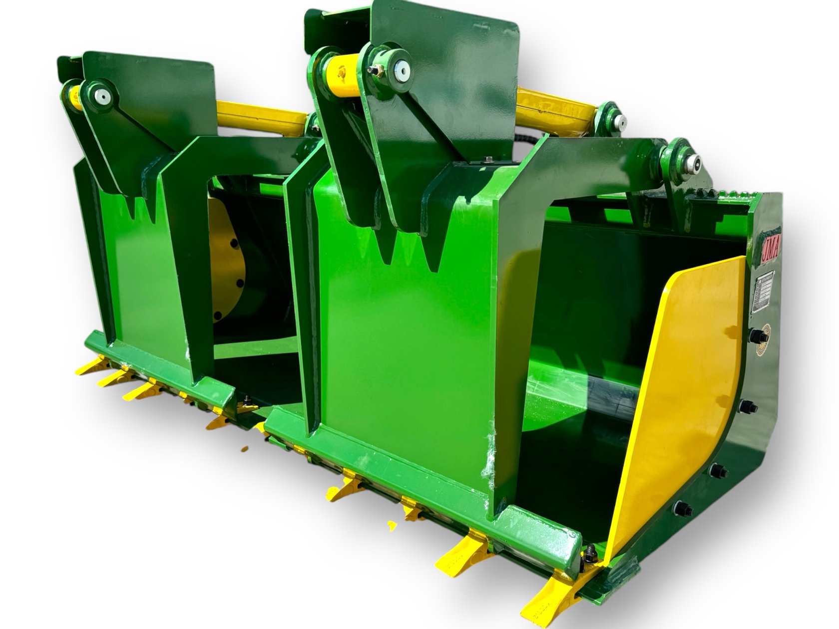 72” Heavy Duty Grapple Bucket With Teeth For Skid Steers