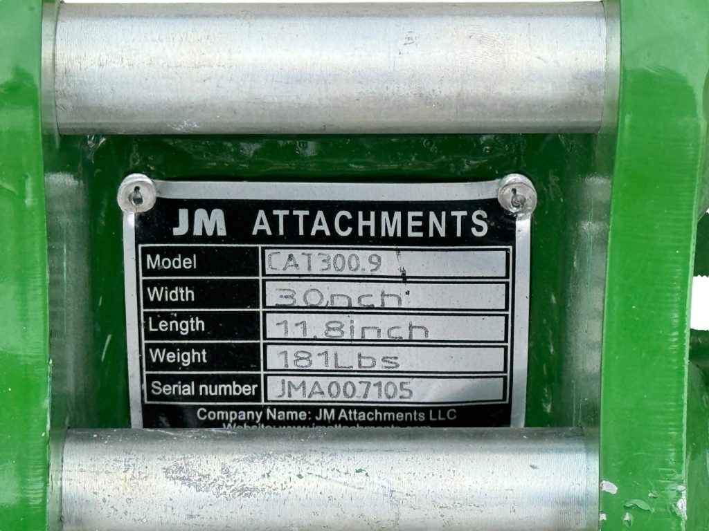 30″ Digging Bucket for 0.5 – 1.5 Tons Mini Excavators. 25mm Pins