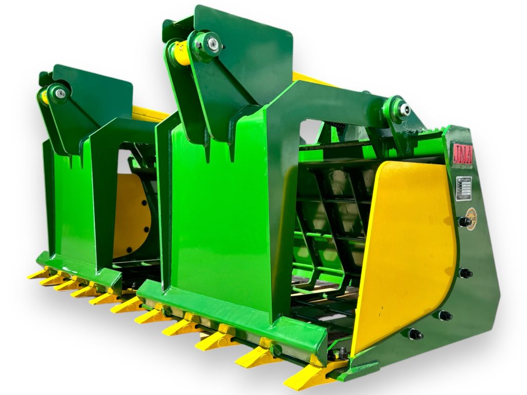 72″ Heavy Duty Grapple Skeleton Bucket with Teeth for Skid Steers