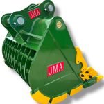54″ Severe Duty Skeleton Bucket with Teeth for 23 – 36 Tons Excavators. 90mm Pins