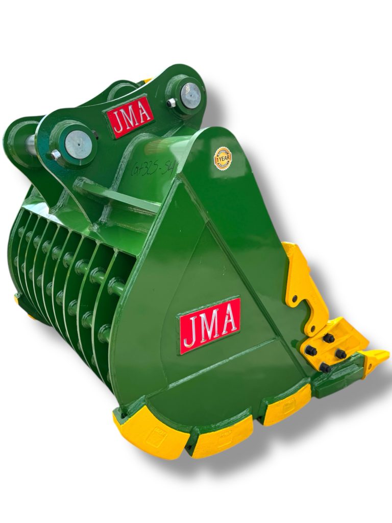 54″ Severe Duty Skeleton Bucket with Teeth for 23 – 36 Tons Excavators. 90mm Pins