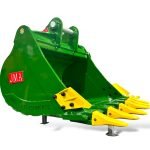 54″ Heavy Duty Digging Bucket for 23 – 36 Tons Excavators. 90mm Pins