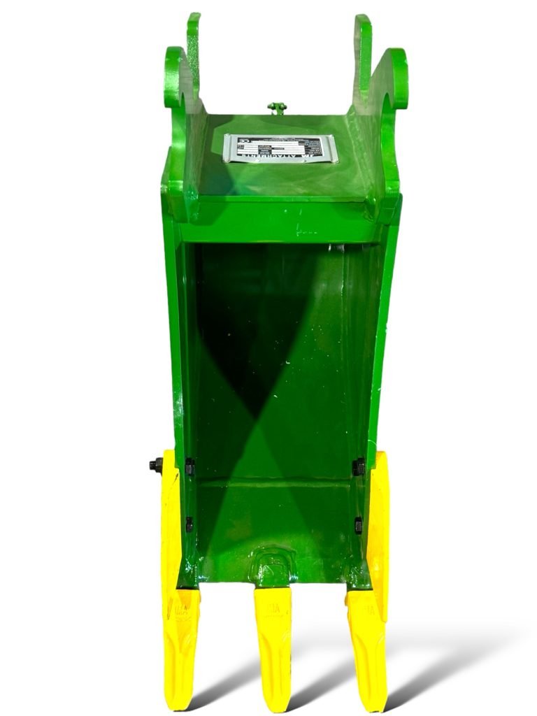 12″ Trenching Bucket John Deere Wedge Lock Coupler Style for 4 – 8.5 Tons Mini Excavators