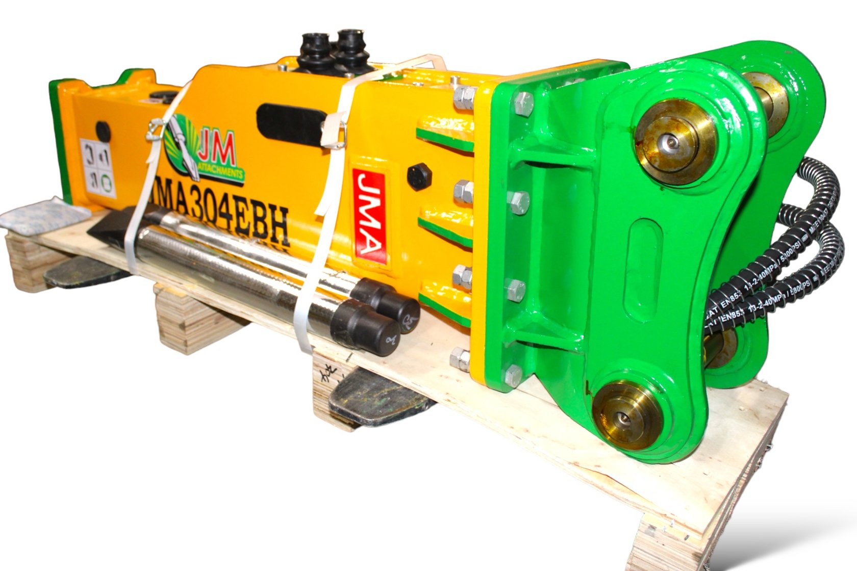 611 Joules Hydraulic Hammer For 2.5 – 4.5 Tons Mini Excavators and Backhoe Loaders. 40mm Pins