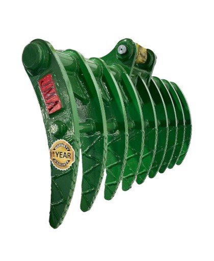 35″ Brush Rake for 2 – 3 tons Mini Excavators. 35mm Pins