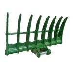 48″ Brush Rake for 6.5 – 9 Tons Backhoe Loader. 50mm | 45mm Pins