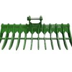 60″ Brush Rake for 8 – 13 Tons Excavators. 50mm Pins