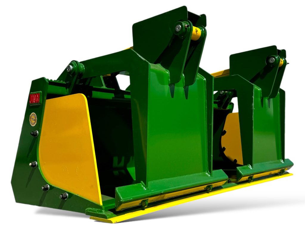 72″ Heavy Duty Grapple Bucket with Reversible Bolt-On Cutting Edge for Skid Steers