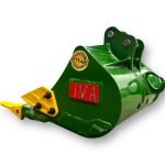 24″ Digging Bucket for 0.5 – 1.5 Tons Mini Excavators. 25mm Pins
