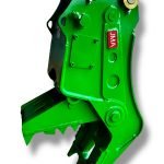 Hydraulic Concrete Pulverizer for 5 – 6.5 Tons Mini Excavator. 45mm Pins