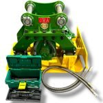Plate Compactor For 3 – 4.5 Tons Mini Excavators. 40mm Pin