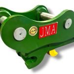 Variable Dual Lock Hydraulic Quick Coupler for 29 – 48 Tons Excavators. 100mm Pins