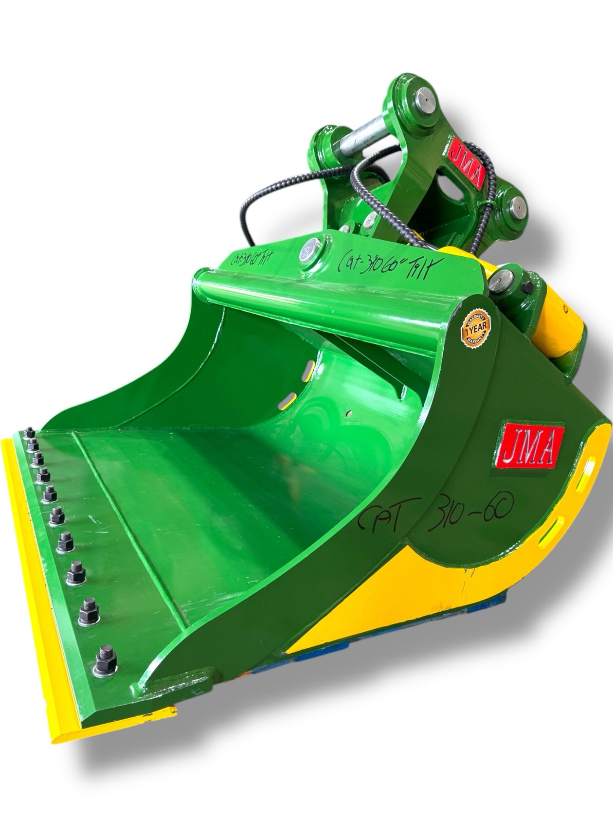 60″ Dual Tilt Bucket for 8 – 13 Tons Excavators. 60mm Pins