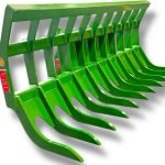 96″ Heavy Duty Loader Root Rake JRB416 for Wheel Loaders