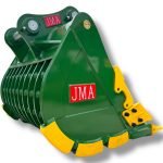 54″ Severe Duty Skeleton Bucket with Teeth for 23 – 36 Tons Excavators. 90mm Pins
